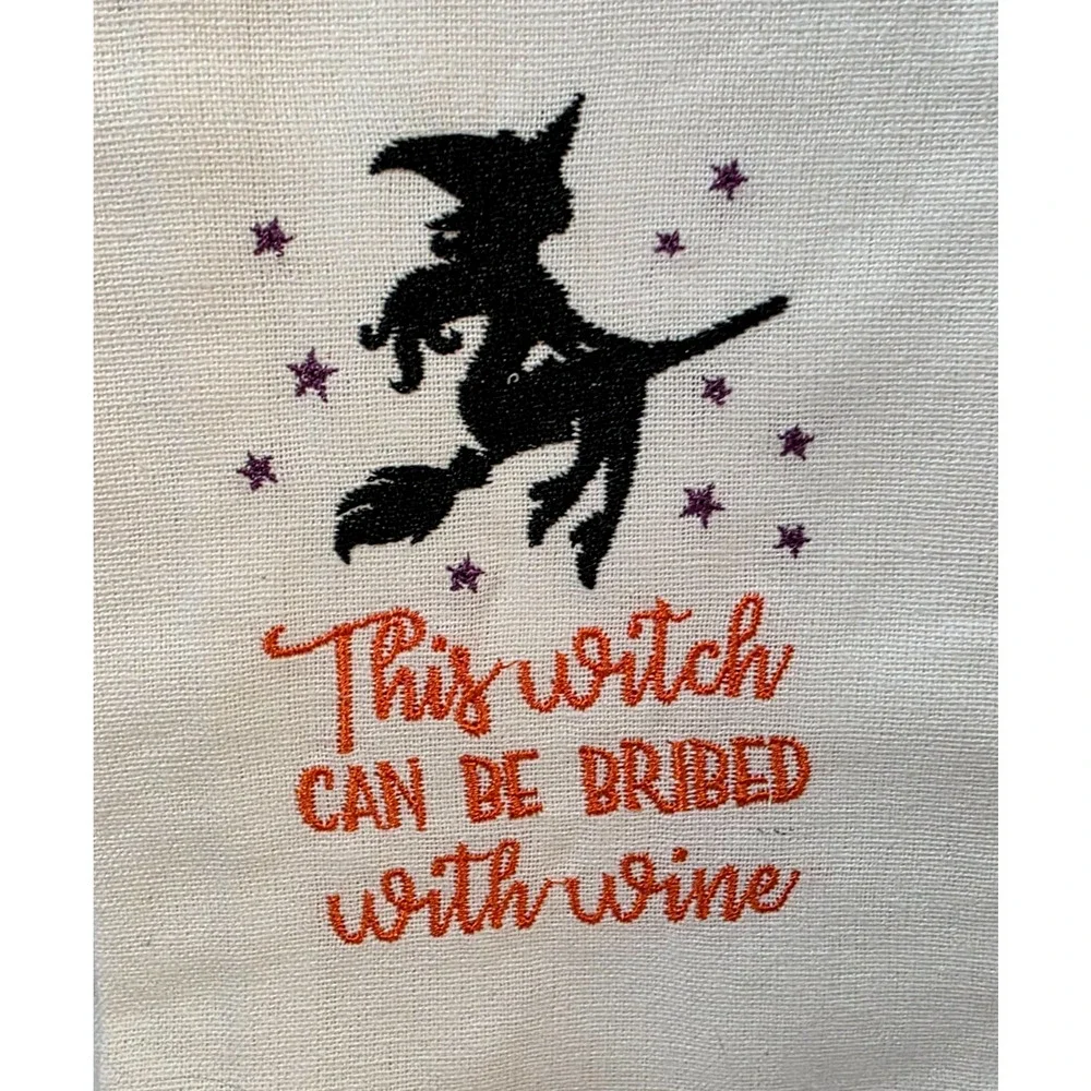 New Halloween Embroidered Towel 16